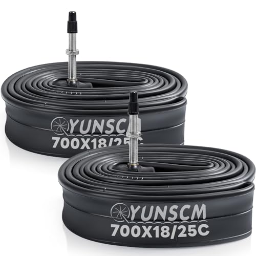 2-PCS 700C Bike Tubes 700x18C/23C/25C FV48mm Presta Valve 18