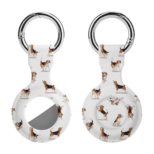 Airtag�Ή��ی�J�o�[ �V��ł�r�[�O�� �� �V���R���ی�P�[�X ���^�g���b�J�[�Ή� �L�[�z���_�[ �J���r�i�t�� �L�[�����O �����h�~ �ϏՌ� �R���p�N�g �S�ʕی� �ϖ��Ր� �y�� �C���h�~ 1PCS [���s�A���i]