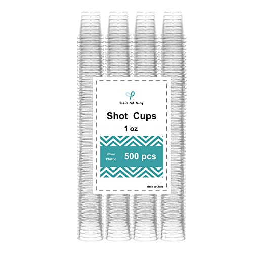 Craft And Party 1Oz Premium Shot Glasses In 500 (500, 1Oz) #TOP1