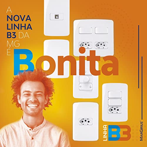 Tomada Dupla 20a 2p+t 4x2 250V Branca Margirius B3