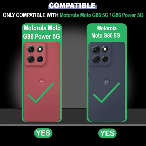Image of Shockproof Case for Motorola Moto G86 5G / G86 Power 5G | Full Camera Protection | TPU Flexible Back Cover for Motorola Moto G86 5G / G86 Power 5G (Matte Black)