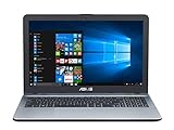 ASUS K541UJ-GQ109T - Portátil de 15.6" (Intel Core i5-7200U, RAM de 8 GB, 1000 GB HDD, NVIDIA GeForce 920M de 2 GB, Windows 10) Plata gradiente - Teclado QWERTY Español