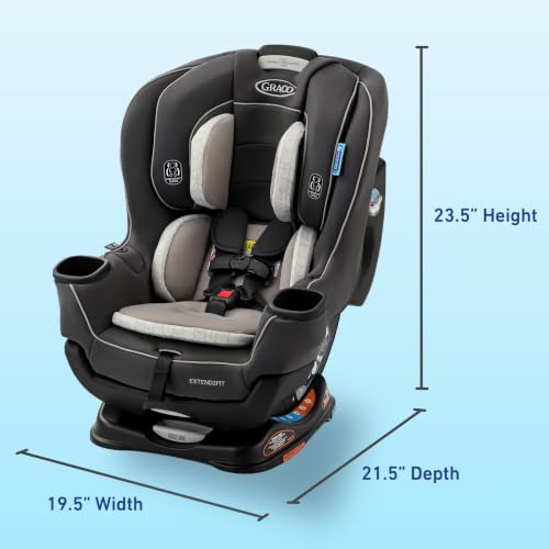 Graco Extend2Fit 2-in-1 Convertible Car Seat, Redmond