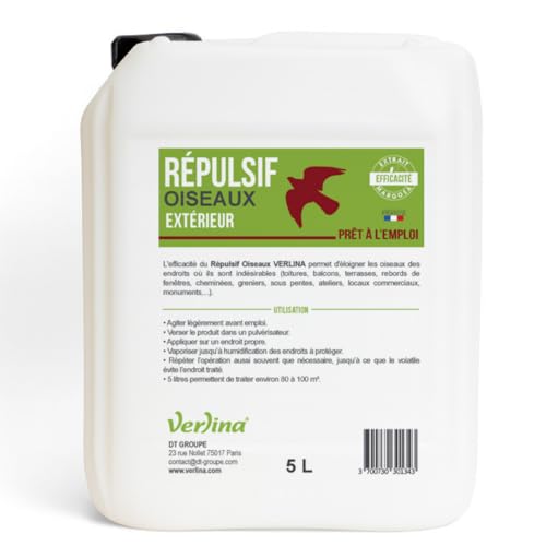 Verlina Répulsif Oiseaux 5L...
