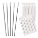 BodyJ4You 10PCS Piercing Needles Surgical Steel 16G Ear Nose Belly Tongue Nipple Eyebrow Labret