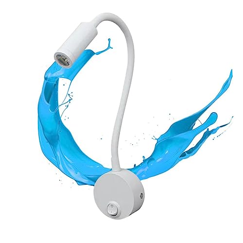 BESTonZON 3w Lampada Da Scrivania Led Da Lettura Parete Con Tubo Flessibile Senza Radiazioni Basso Consumo Energetico Adatta Per Casa Ufficio Camera Letto