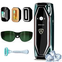 JOVS Laser Hair Removal, 37F Painless Hair Removal Device with Sapphire Ice-Cooling, 3 in 1 Hair Removal & Skin Rejuvenation for Women and Men, 8 Modes Skin Care for Whole Body, Touch Screen