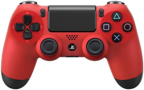 DualShock 4 Wireless Controller for PlayStation 4 - Magma Red : Video Games