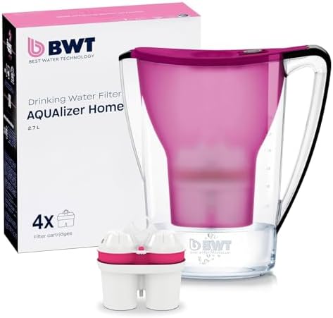 BWT Jarra Filtradora de Agua Aqualizer Berenjena 2,7L – Reduce Ca...