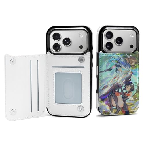 BFLiRuW �Ή� iPhone 17 �P�[�X �蒠�^ �h�U�� ���C�v�� �T���[ ���� �A�C�t�H�� 17 Air 17 Pro 17 Pro Max �p �J�o�[ �X�}�z�P�[�X PU���U�[ �J�[�h���[ ���z�^ �ϏՌ� �}�O�l�b�g �X�^���h�@�\�t�� iPho