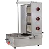 Shawarma Propane Gyro Machine Gas Kebab Doner Automatic Vertical Broiler with 3 Burners