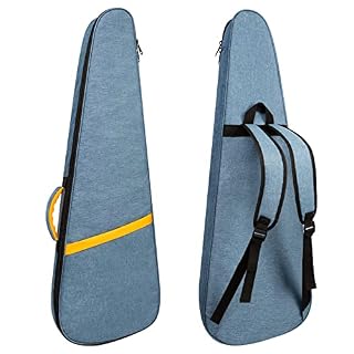 Triangle E Housse pour guitare, bleu, SAC DE GUITAR-3 - Les Beatles, Paul McCartney, John Lennon, RIngo Starr, George Harrison
