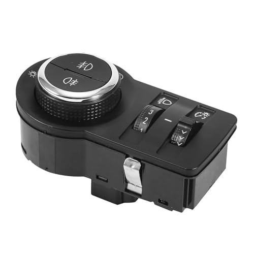 Commutateur de commande de phares pour Cruze J300 J305 J308 en plastique noir robuste 13301752