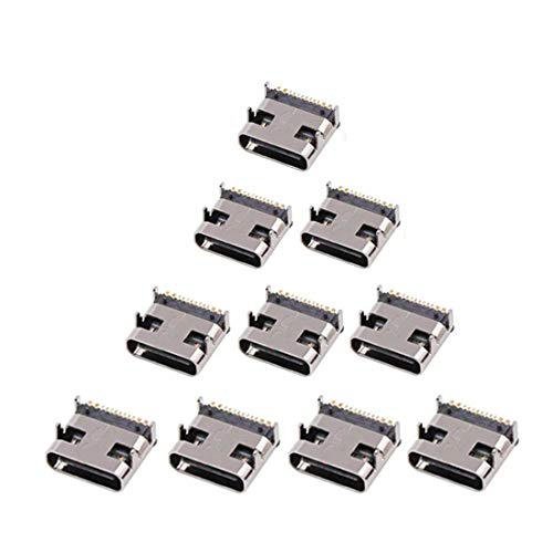 Conector USB Tipo C 3.1 Hembra 16 Pines PCB 10 Unid miniatura 1