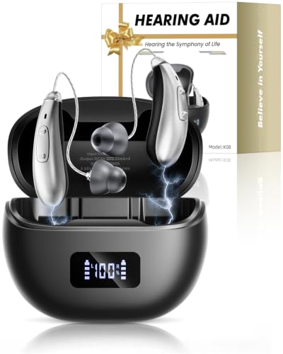 Hearing Aids, Rechargeable Hearing Aids for Seniors with Hearing Loss