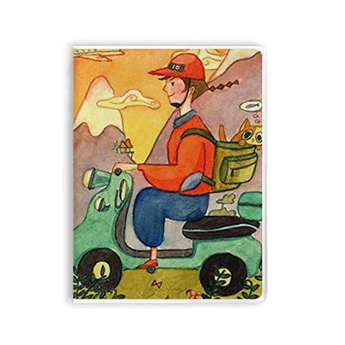 Carnet de notes chat agriculteur source d'inspiration quotidienne au format souple