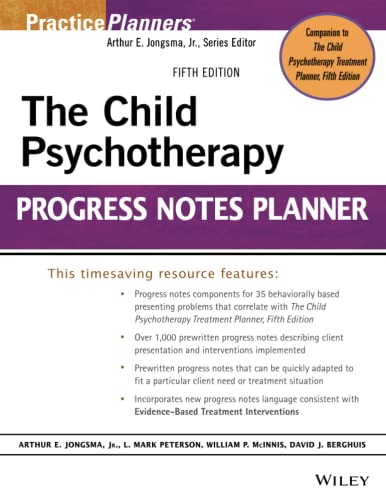 The Child Psychotherapy Progress Notes Planner 5e view 2