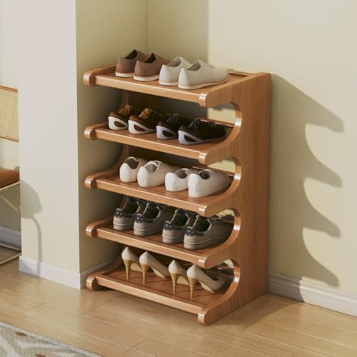 Étagère à chaussures peu encombrante pour petits espaces et rangement de porte