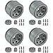 Associated 42110 Enduro Trigon Wheels 1.55 silver