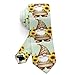 VAFZASC Ties for Men Boys Wedding Dance Prom, Fashion Skinny Neck Tie Sunflower Gnomes