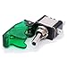 Twidec/3Pcs Rocker Toggle Switch 12V 20A Heavy Duty Racing Car Automative Auto SPST ON/Off Toggle Switch Green LED Illuminated 3Pin with Green Waterproof Safety Cover ASW-07DGGMZ