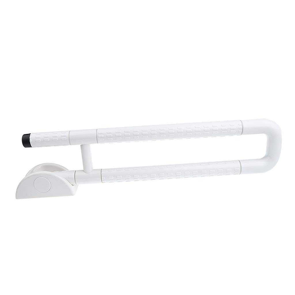 Fkxsxaz White Bathroom Grab Bars Folding Grab Bar Bath Shower Handle Balance Rail Tub Safety For Elderly Handicap Disabled Assistance (Color : )