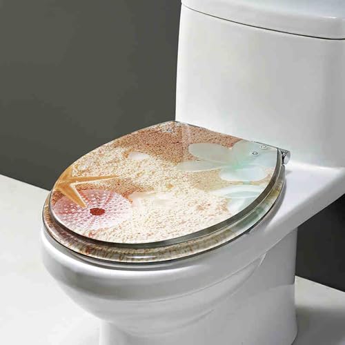 Abattant WC frein de chute en résine multicolore universel - 2
