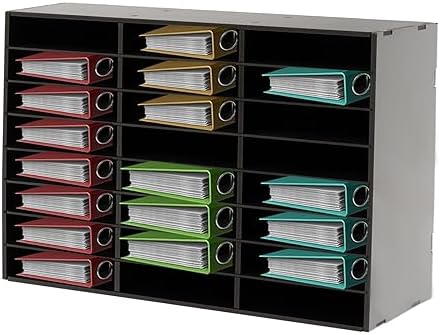 Amazon.com: Gdrasuya10 24 Compartments Literature Organizer Office ...