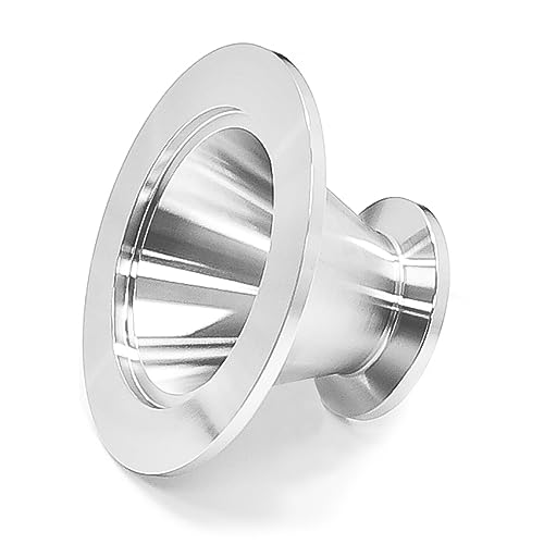 Image of Vacuum Conical Reducer KF-25 to KF-50 (NW-25 to NW-50), Vacuum Fitting, 304 Stainless Steel, Flange Adapter (KF50-KF25)