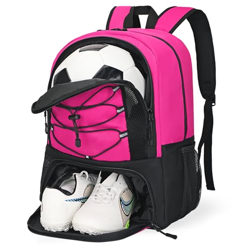 Goloni Soccer Bag, Basketball Bag with Ball Compartment & Shoe