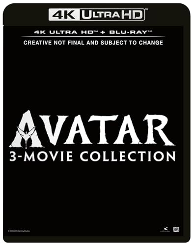 Avatar 3 Movie Collection 4K Ultra Hd + Blu-Ray [Region Free]