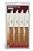 Tramontina 5” Jumbo Steak Knives Set of 4, Sharp Knife with Wooden Handle, ‎Camping, Kitchen, Rustic, 22399079