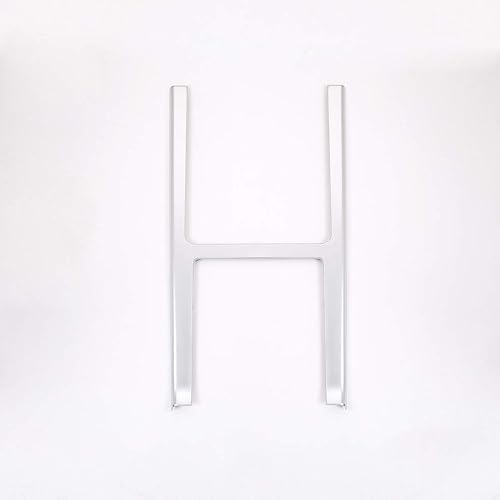 Miniatura 6 de CHEYA Marco de protección de consola central de plata mate ABS para Range Rover Velar 2017 2018 2019