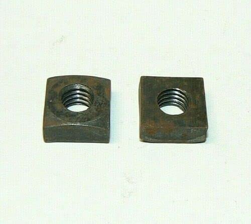 5/16"-18 Square Nuts (Semi-Finished) - Plain Finish - Lot of 50 Pcs. HQ