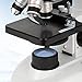 trinocular Microscope, 40X-5000X Magnification, Research Grade trinocular Comp White