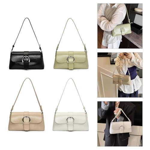 Stylish Women's PU Leather Shoulder Purse Casual Work Handbag Crossbody Bag For 2025 Spring With Adjustable Strap Fashion2