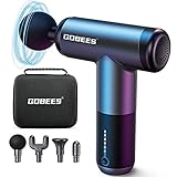 【Leistungsstark aber leise】GOBEES MINI ist mit brancheführender bürstenloser und drehmomentstarker Technik ausgestattet. Angesichts seiner gräuscharmen Funktionalität können Sie zu Hause, im Fitnessstudio oder im Büro verwenden, ohne andere zu stören. Hochleistungsmotor (bis zu 3200 U/min) und Hublänge von 8-10mm bringen Ihnen ein leistungsvolle Massageerfahrung. Humanisiertes Design und hoche Qualität bringen Ihnen die ruhige Massagezeit und den besten Massageeffekt.
