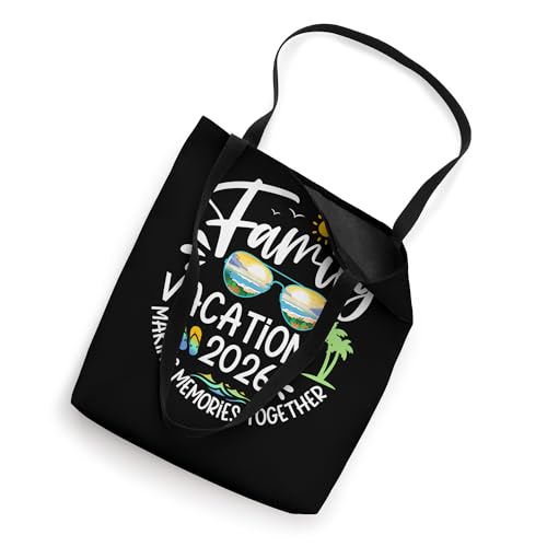 Family Vacation 2026 Making Memories Funny Beach Cruise Trip Tote Bag