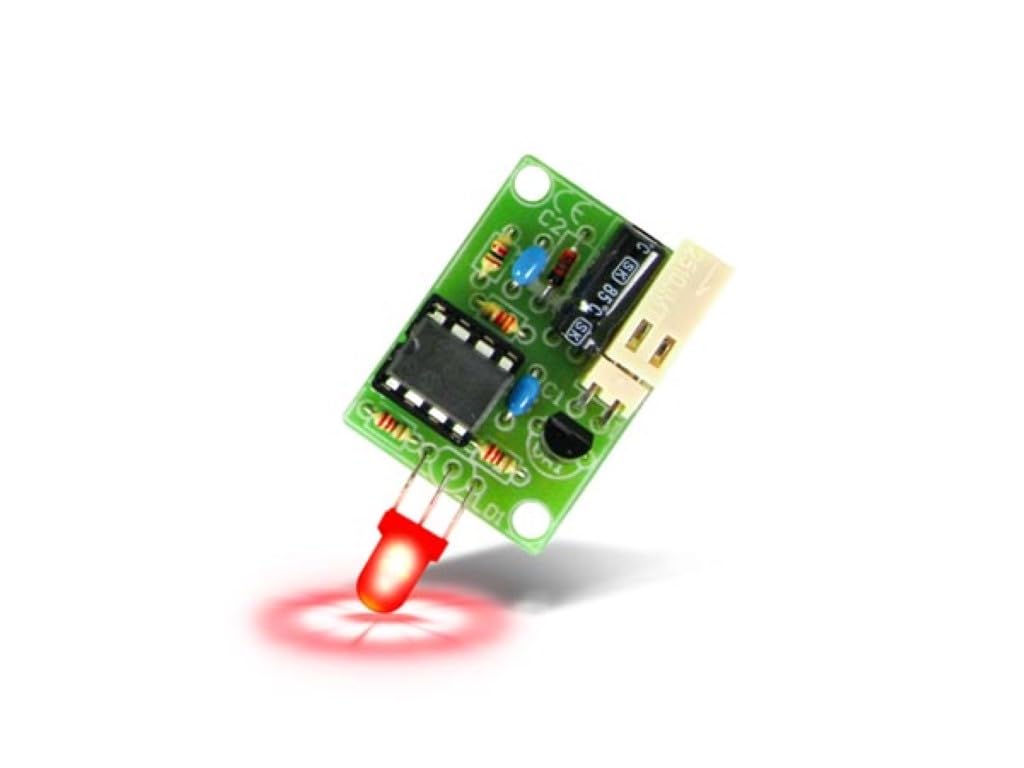 Whadda Kit de soudage, DIY, contrôleur de batterie de voiture 12 V, vérification de l'état de la batterie, indicateur à LED