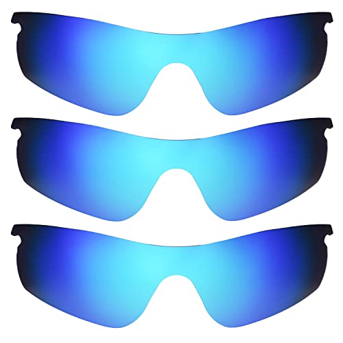 Verres polarisés Oakleys Radarlock Path bleu contre fatigue visuelle sport