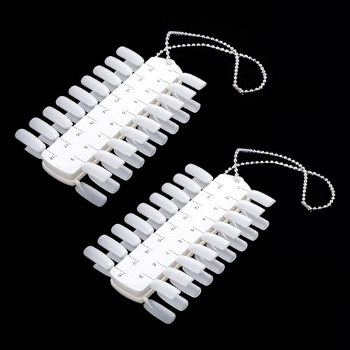 2 conjuntos de 72 pontas, cartão de exibição de cor de unha de camada dupla, paleta de exibição de e