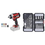 Set de 12 puntas las más comunes (PH-PZ-TORX) y 10 brocas HSS 118º para metal de 3, 4, 5, 6 y 8mm