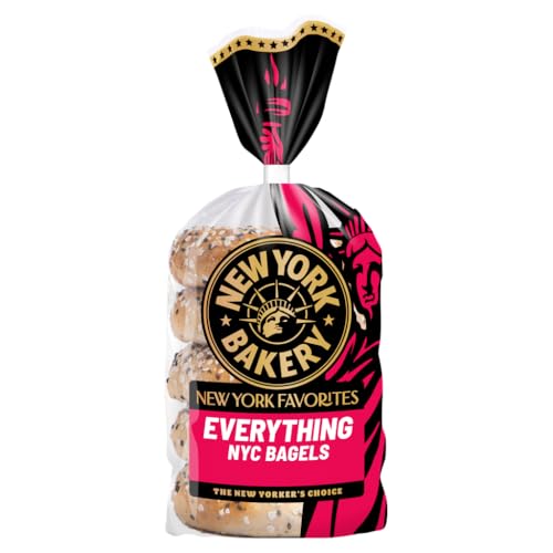 New York Bakery Co Limited Edition Everything Bagels Pack of 5