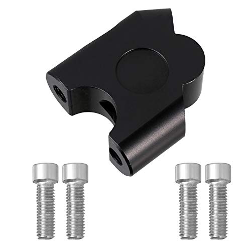 Garneck Elevadores de guidão de motocicleta com parafusos de 22 mm para guidão universal de motocicl