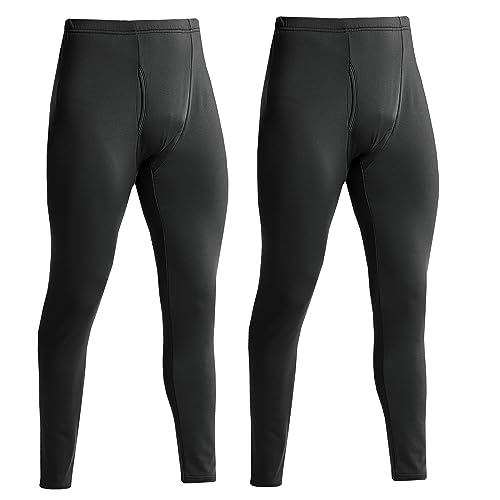 Legging thermique homme hiver couche de base polaire vêtement de sport