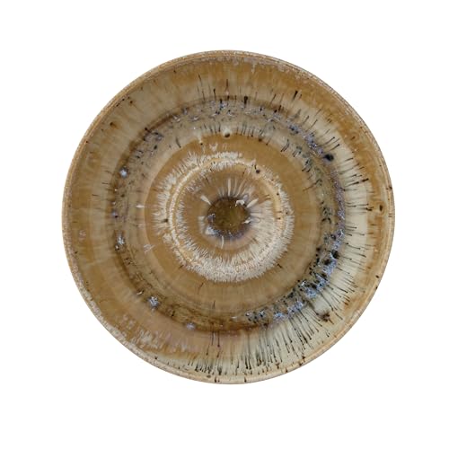 Creative Co-Op Stoneware Chip & Dip in Reactive Glaze, Multicolor