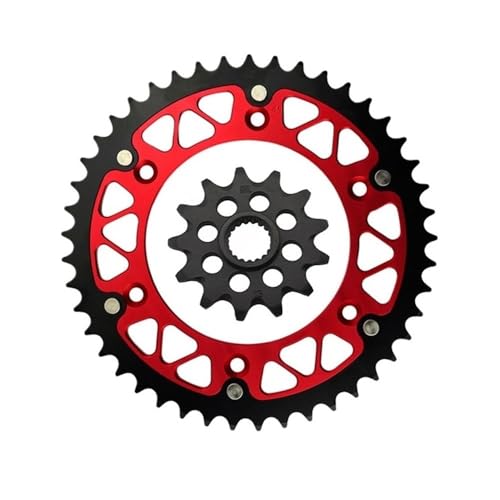Pignon avant moto CR125 et couronne arrière 52T pour mécanique CRE125