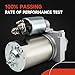 Starter Compatible with Chevy GMC Truck Van Medium Duty Silverado 2500 3500 4.3 5.7L, Tahoe Suburban Blazer Express Astro Yukon Savana, 1999 2000 Cadillac Escalade, 6449N 10465578