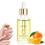 15ml Nail Cuticle Oil with Organic Jojoba & Vitamin E B, Strengthens Nails, Moisturizes Dry Rough Cuticles, Prevents Hangnails & Chapped Skin, Fast Absorbing Dropper, Nourishes & Repairs Nails - Image 1