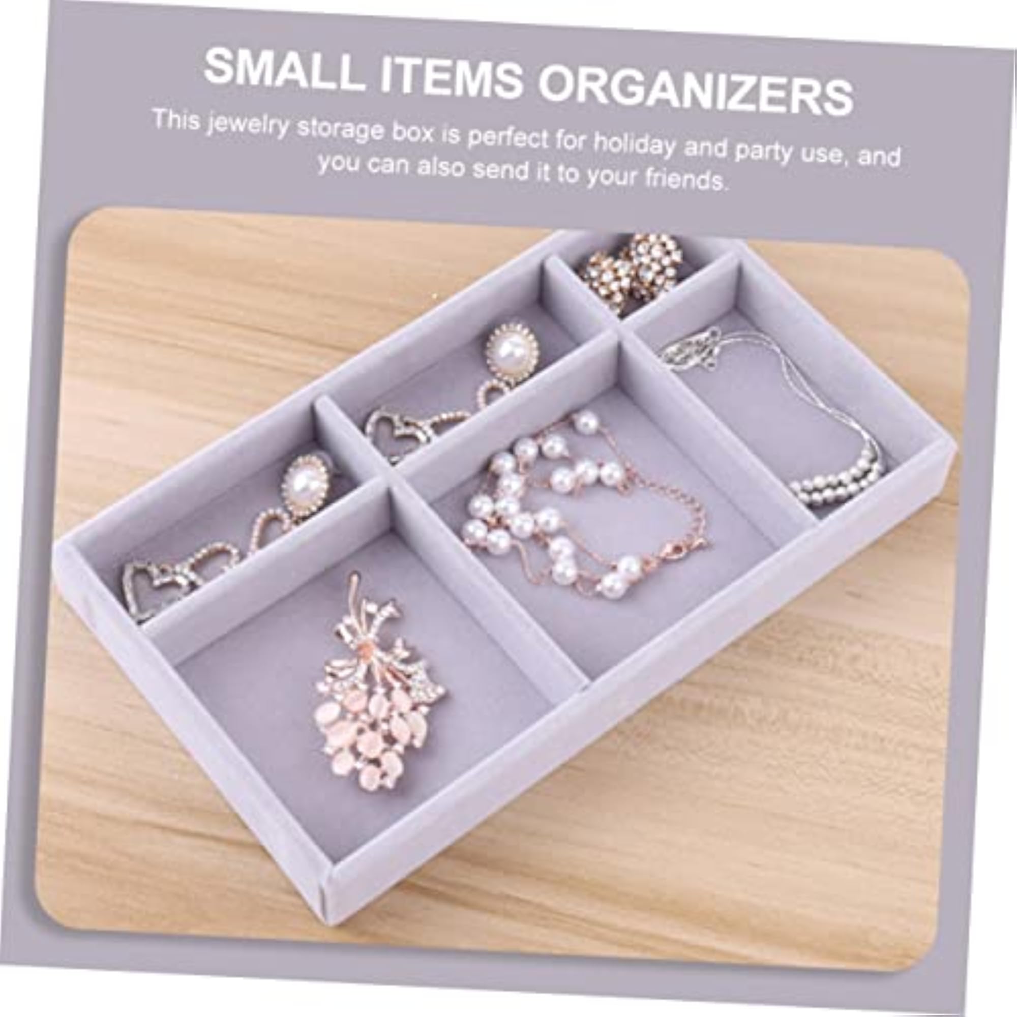 3pcs Containers Jewelry Holder Organizing Box